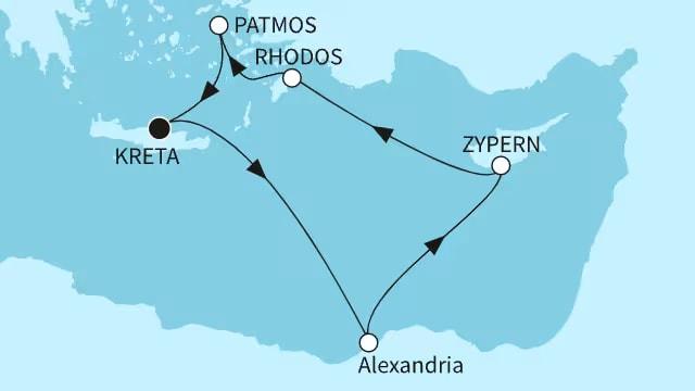 Ägypten und Griechische Inseln