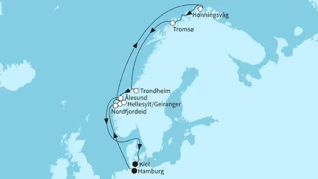 Norwegens Fjordwelten mit Nordkap
