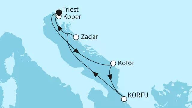 Sehnsuchtsziele an der Adria