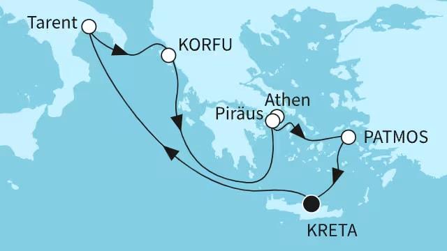 Zauberhafte Inseln im Östlichen Mittelmeer