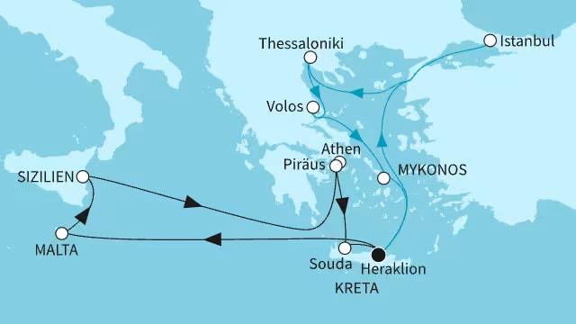 Vielfalt des Östlichen Mittelmeers
