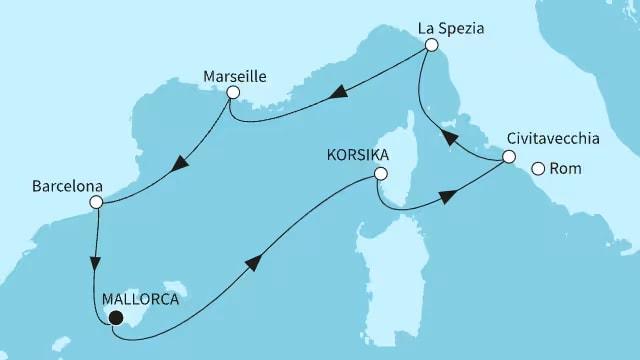 Höhepunkte des Westlichen Mittelmeers
