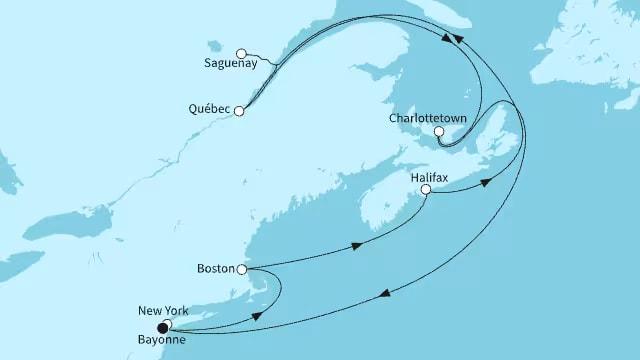 Ostküste der USA und Kanada