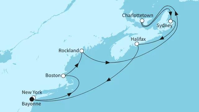 Neuengland und Kanada