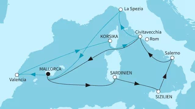 Italiens Inseln und Höhepunkte
