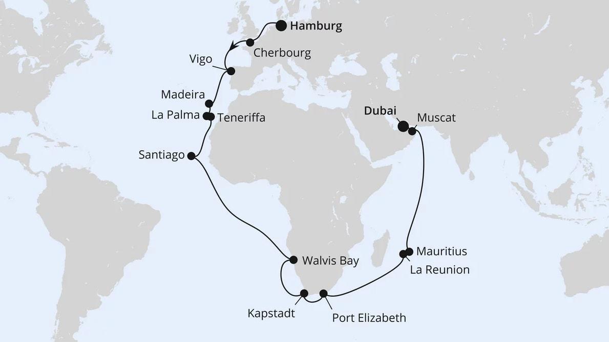 Weltenbummler Kanaren, Südafrika & Mauritius 2