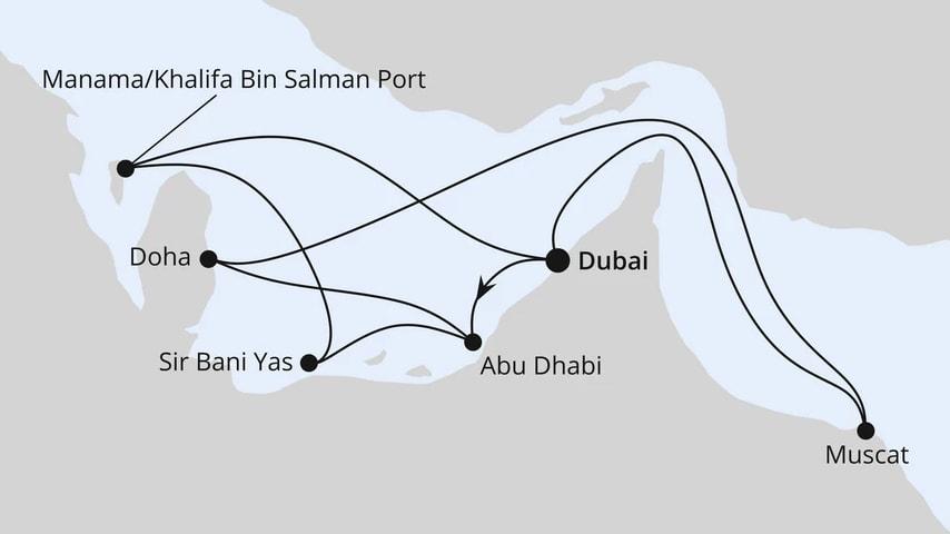 Große Orient-Reise ab Dubai