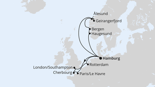 Metropolen & Norwegen ab Hamburg