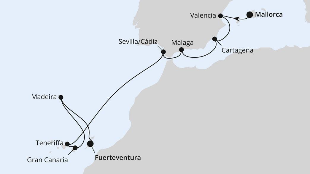 Spanische Mittelmeerküste, Kanaren & Madeira 2