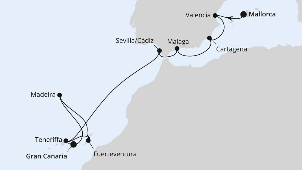 Spanische Mittelmeerküste, Kanaren & Madeira 1