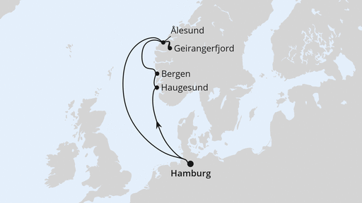 Norwegen ab Hamburg