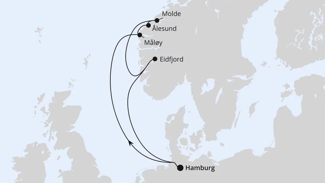 Norwegen ab Hamburg 2