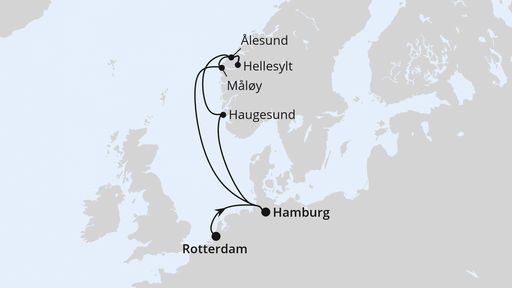 Norwegen ab Rotterdam