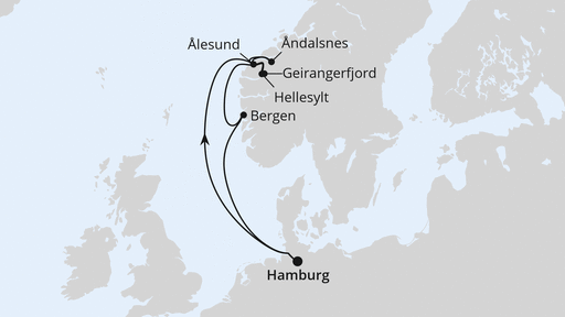 Norwegen ab Hamburg