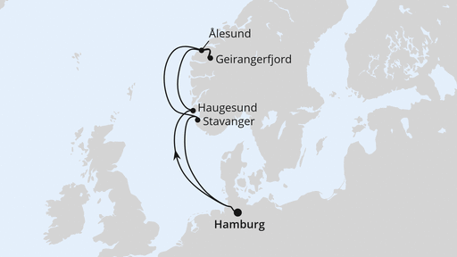 Norwegen ab Hamburg