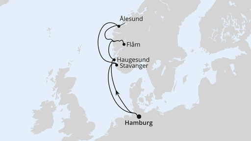 Norwegen ab Hamburg