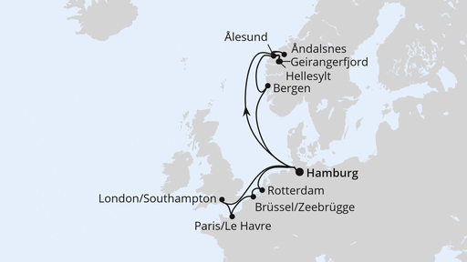 Metropolen & Norwegen ab Hamburg