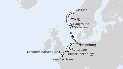 Metropolen & Norwegen ab Hamburg