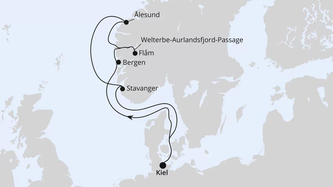Große Norwegen-Reise ab Kiel