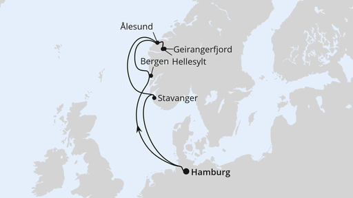 Norwegen ab Hamburg