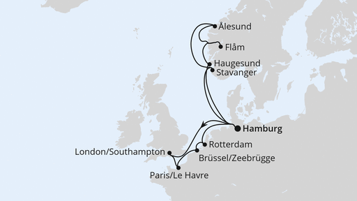 Metropolen & Norwegen ab Hamburg