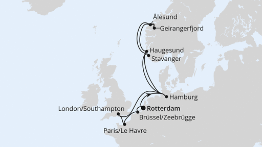 Metropolen & Norwegen ab Rotterdam