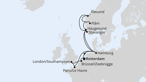 Metropolen & Norwegen ab Rotterdam