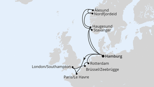 Metropolen & Norwegen ab Hamburg