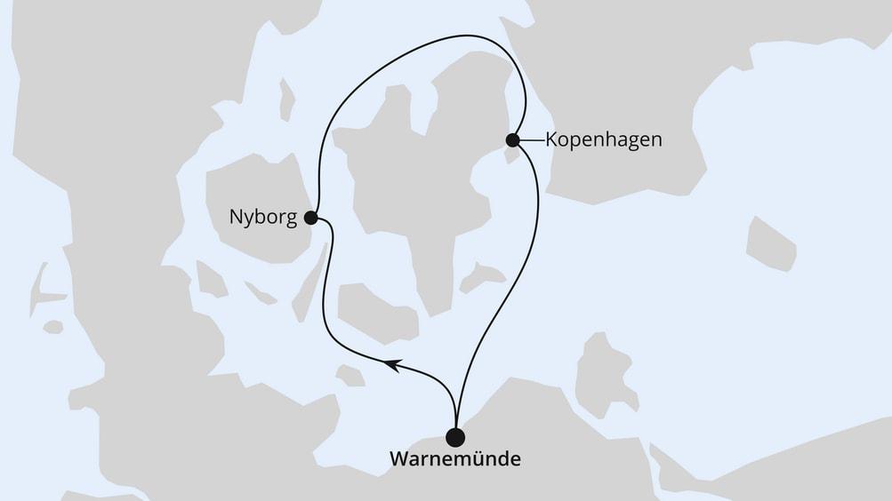 Minikreuzfahrt nach Dänemark ab Warnemünde