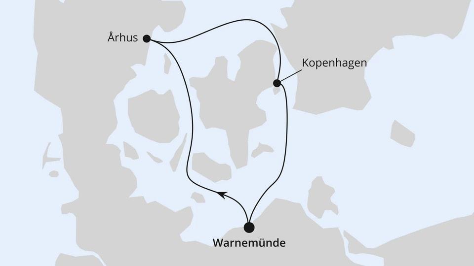 Minikreuzfahrt nach Dänemark ab Warnemünde