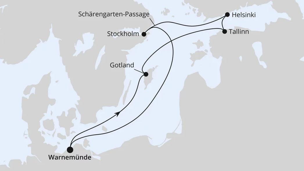 Ostsee ab Warnemünde 1