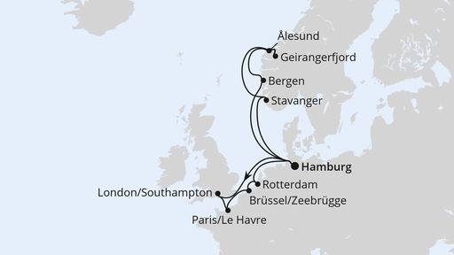 Metropolen & Norwegen ab Hamburg