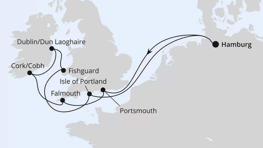 Großbritannien & Irland ab Hamburg