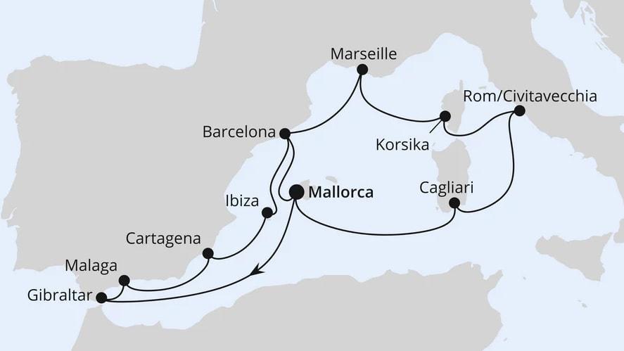 Große Mittelmeer-Reise ab Mallorca 3