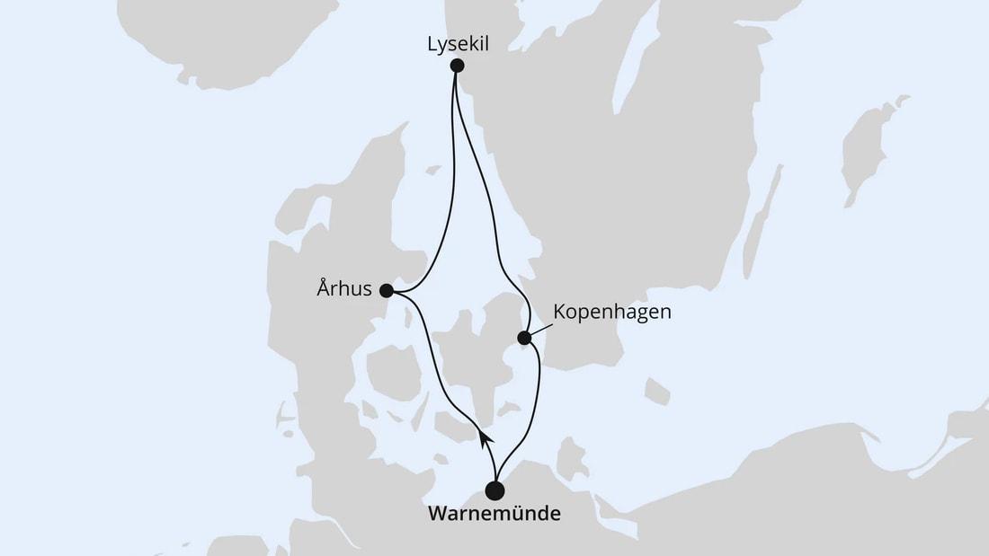 Kurzreise nach Dänemark & Schweden ab Warnemünde