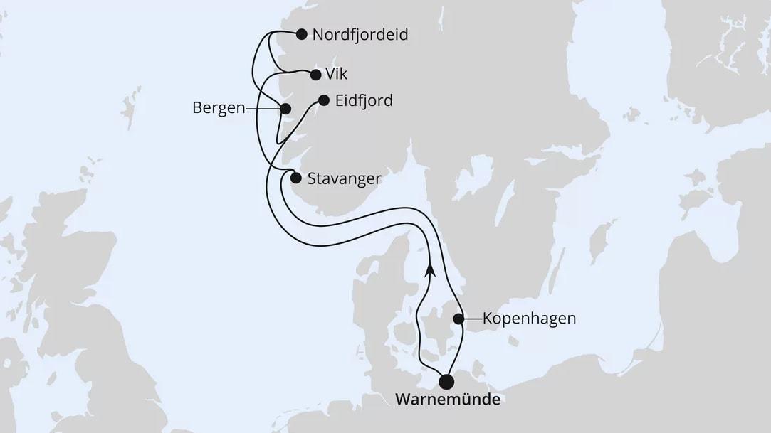 Norwegens Fjorde ab Warnemünde 2