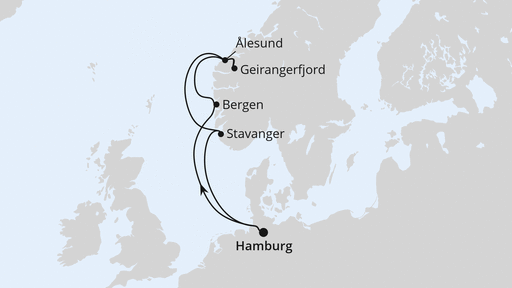 Norwegen ab Hamburg