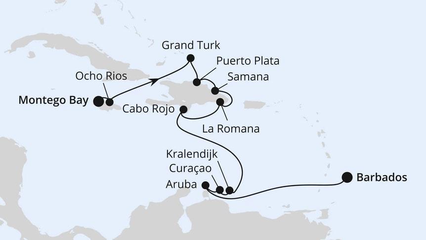 Karibik mit Kleinen Antillen ab Jamaika 2