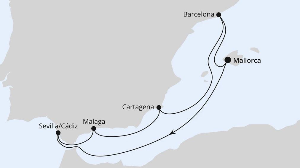 Andalusien ab Mallorca