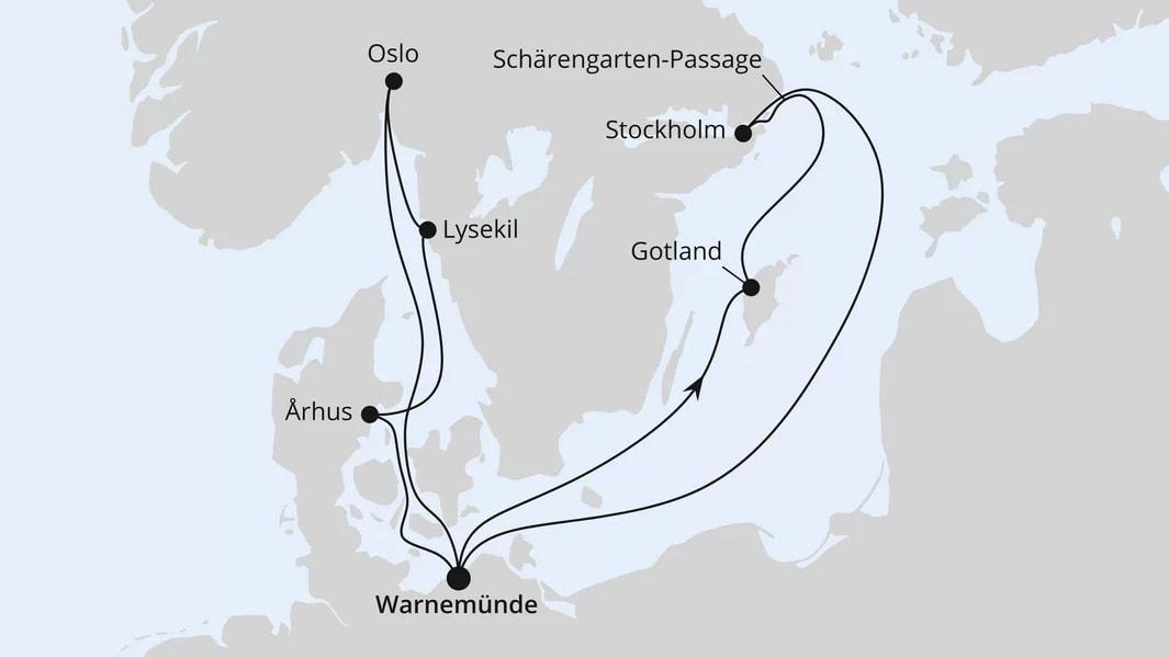 Skandinavien ab Warnemünde
