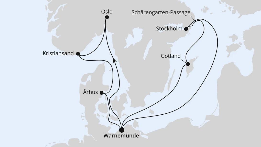 Skandinavien ab Warnemünde