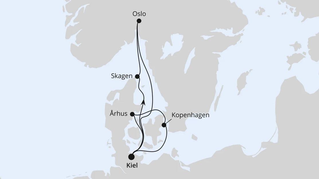 Skandinavische Highlights ab Kiel 2