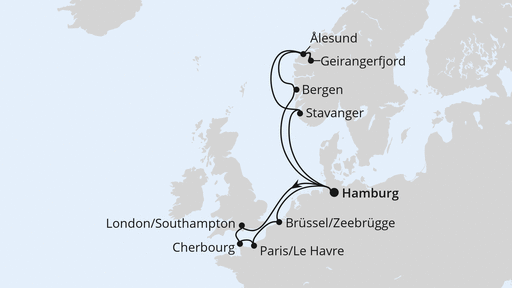 Metropolen & Norwegen ab Hamburg