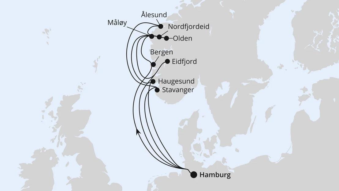 Große Norwegen-Reise ab Hamburg 1