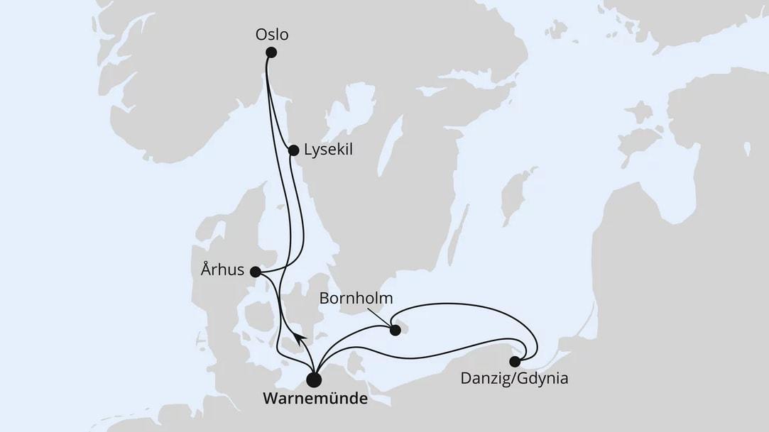 Skandinavien & Polen ab Warnemünde