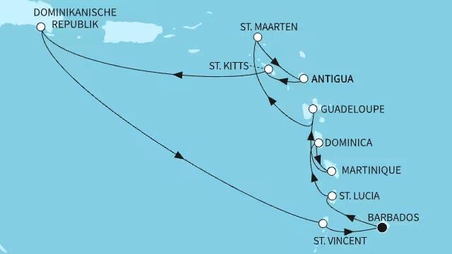 Jahresauftakt in der Karibik