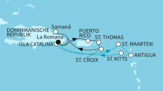 Jahresauftakt in der Karibik