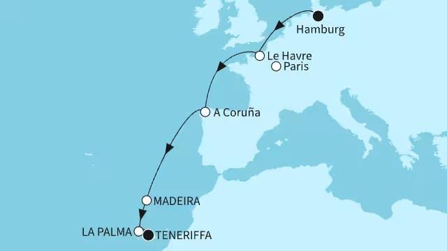 Westküste mit Kanaren