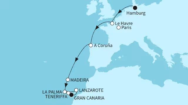 Westküste mit Kanaren