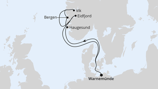 Norwegens Fjorde ab Warnemünde